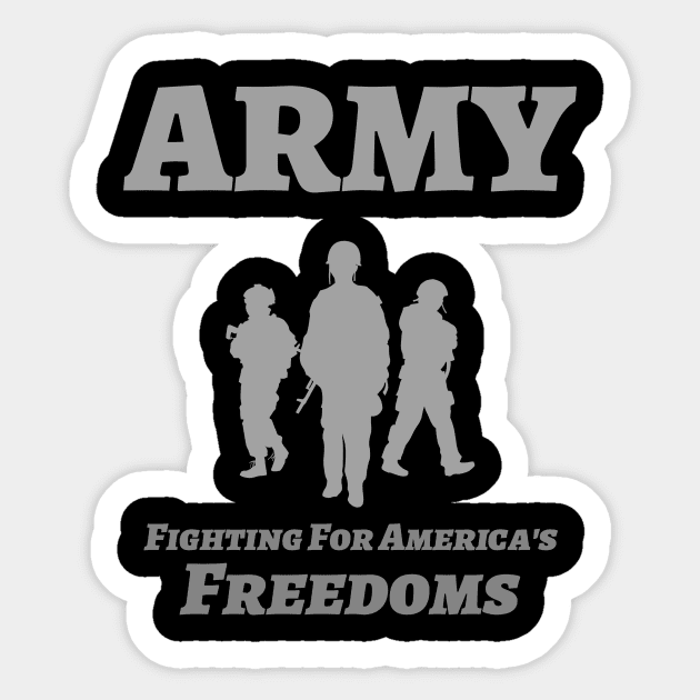 Fighting For America's Freedoms Sticker by Journees